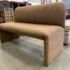 Brown Upholstered Bench Seat