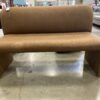 Brown Upholstered Bench Seat