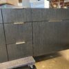 72" Wide Floating Double Sink Cabinet - Grey