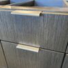 72" Wide Floating Double Sink Cabinet - Grey