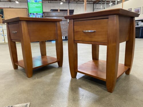 SCANDINAVIAN DESIGNS Wheat Pasadena Side Tables (Set of 2)