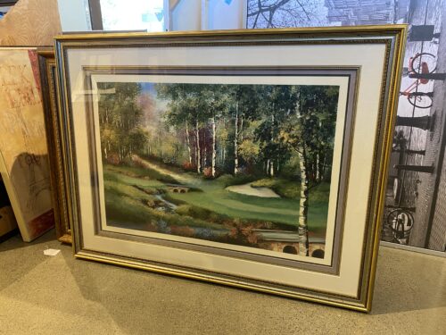 "Golf Scene" By Alexa Kelemen Original Acrylic Painting