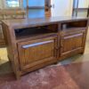 Rustic 54 Inch Two Door Media Console