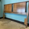 Vintage Mid-Century Modern Queen Sized Wooden Headboard