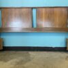 Vintage Mid-Century Modern Queen Sized Wooden Headboard