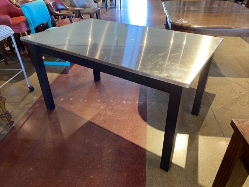 Stainless Steel Top Dining Table