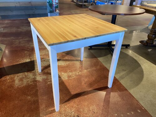 IKEA Lerhamn 29" Square Two Tone Table