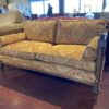 Vintage Spanish Revival Style Sofa with Wood Details