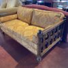 Vintage Spanish Revival Style Sofa with Wood Details
