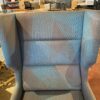 NAUGHTONE Hush Chair with Blue and Grey Geometric Pattern