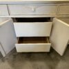 STANLEY Cream Pencil Reed 9 Drawer Dresser Circa 1989