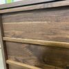 Rustic Walnut 6 Drawer Lowboy Dresser