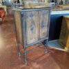 Antique Two Door Cabinet on Wheels