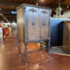 Antique Two Door Cabinet on Wheels
