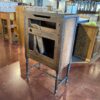 Antique Two Door Cabinet on Wheels
