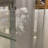 IKEA Fabrikor Grey Glass Door Cabinet