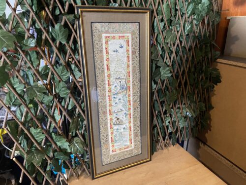 Framed Chinese Silk Embroidery