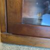 Solid Wood and Glass Two Door TV Stand