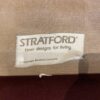 STRATFORD Bright Maroon Velvet Three Seater Couch