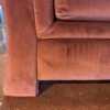 STRATFORD Bright Maroon Velvet Three Seater Couch