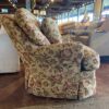 ETHAN ALLEN Floral Arm Chair with Curved Back