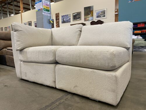 NEW! LA-Z-BOY Cream Box Sectional Sofa