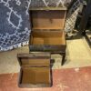 Brass Covered Storage Chest (Set of 2)