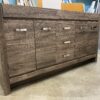 WOODCRAFTERS Rustic Double Sink Vanity with Chrome Hardware