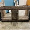 WOODCRAFTERS Rustic Double Sink Vanity with Chrome Hardware