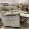LA-Z-BOY Light Grey Power Double Recliner with Wireless Charging Pad