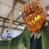 New! 7ft Animated Pumpkin Scarecrow
