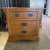 MASTER DESIGN Mission Style Two Drawer Nightstand