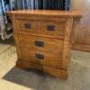 MASTER DESIGN Mission Style Two Drawer Nightstand