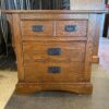 MASTER DESIGN Mission Style Two Drawer Nightstand