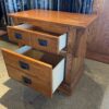 MASTER DESIGN Mission Style Two Drawer Nightstand