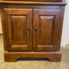 Glass Door Curio Cabinet with Double Door Lower Storage