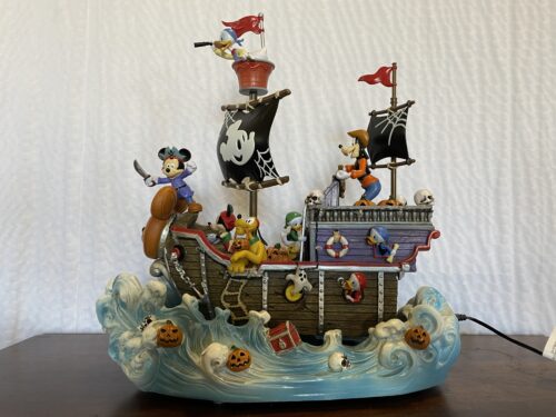 New! DISNEY Animated Pirate Ship with Lights and Music