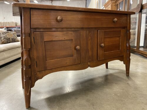 Vintage Wooden Buffet Table
