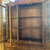 Large Hefty 2Pc. Wood Shelf Display Hutch