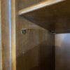Large Hefty 2Pc. Wood Shelf Display Hutch