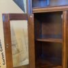 GREAT WORLD Electric Fireplace w/ Glass Door Storage