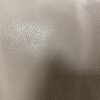 Cream Leather Tufted Armchair