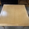 Large Square Blonde Wood Coffee Table