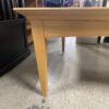 Large Square Blonde Wood Coffee Table