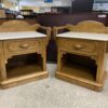 Vintage French Country Style Washstand (Set of 2)