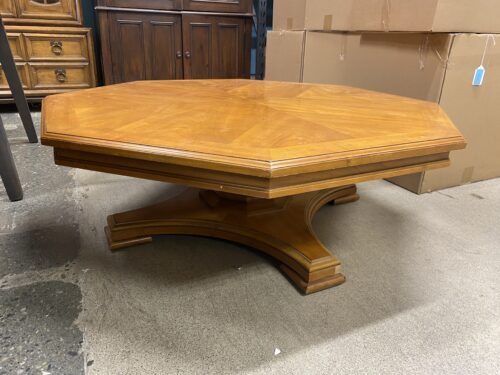 DREXEL Octagon Solid Wood Coffee Table