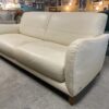 ITALSOFA Cream Leather Sofa