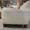 ITALSOFA Cream Leather Sofa