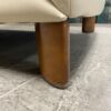 ITALSOFA Cream Leather Sofa