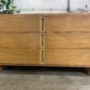 RED LION TABLE CO. Light Wood 6 Drawer Dresser with Recessed Handles
